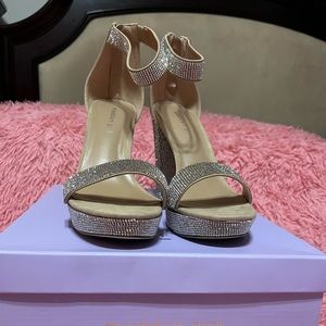Madden Girl Rhinestone Heels